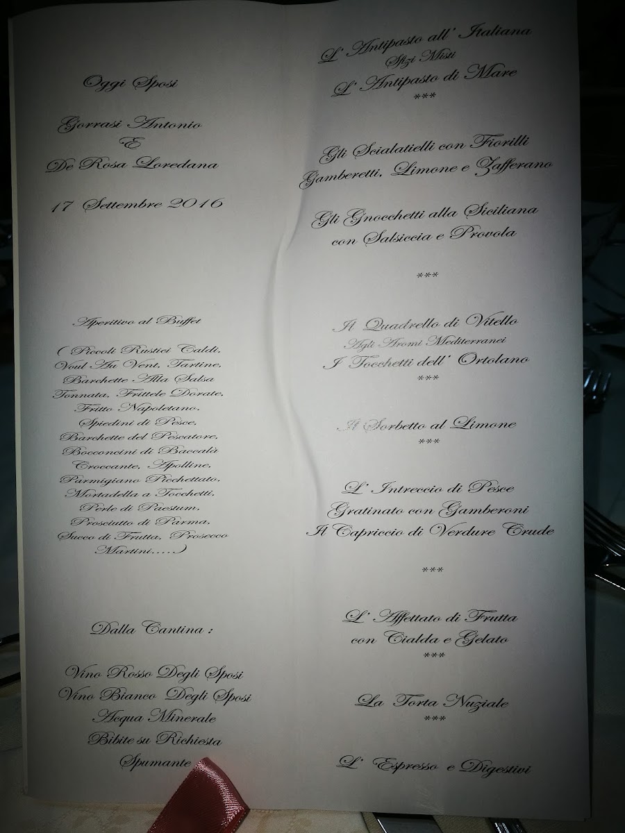 Menu Ristorante-Pizzeria-La Vigna-Roccadaspide-Provincia Di Salerno-1